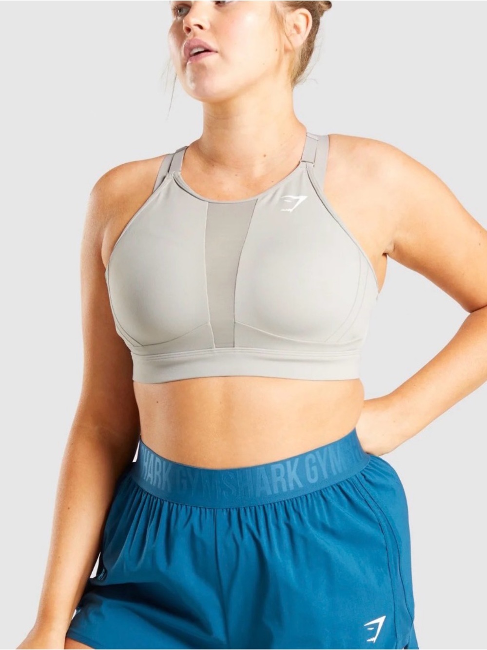 Gymshark High Neck Sports Bra in Light green